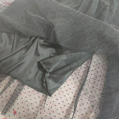 Pbong mid size graduation outfit romantic style teen swag clean girl ideas 90s latina aestheticSashes Transparent Sexy Polka Dot Dress Chiffon Women Deep V Neck Vintage Mesh Organza Elegant Summer Female Casual Long Clothes