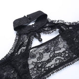 Goth Girl Gothic Lolita Sexy Y2K Year 2000 Masquerade Shawls Women's Costume Vintage Cosplay Party / Evening Shawl Masquerade
