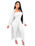 Women's Jumpsuit Solid Color Regular Fit Long Sleeve Pink Red Gray S M L Spring