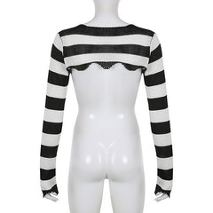 Spicy Girls Punk & Gothic Y2K Year 2000 Masquerade Loose Pants Women's Japanese Cosplay Costumes Black / Top