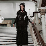 Goth Girl Gothic Lolita Sexy Y2K Year 2000 Masquerade Shawls Women's Costume Vintage Cosplay Party / Evening Shawl Masquerade