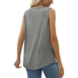 Women's Tank Pleated Solid / Plain Color Basic Square Neck Sleeveless Summer Wine Red Black White Light Green Pink