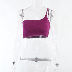 Spicy Girls Y2K Year 2000 Vest Sexy Costumes Women's Japanese Cosplay Costumes White / Yellow / Purple