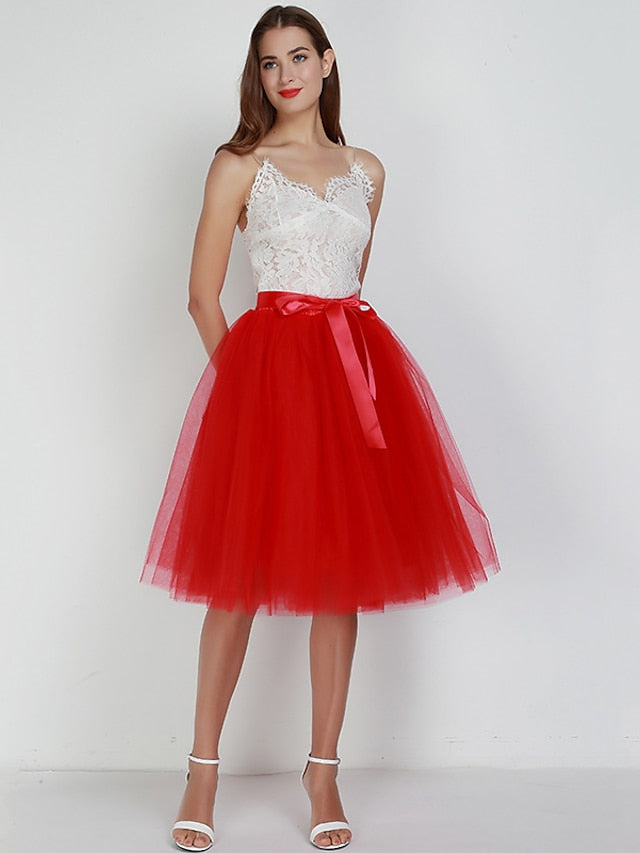 Tutu Navy Wine Red orange Soot Skirts Princess Lolita Tutus One-Size