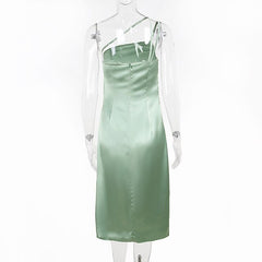 Spicy Girls Sexy Y2K Year 2000 Dress Masquerade Prom Dress Women's Japanese Cosplay Costumes Silver / Black / Green