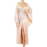 AEL Fashion Loose Soft Comfortable Night Robe Women Belt Bathrobe Women&#39;s Sleep Sexy Sleepwear Shift 2017 Select 3 Color