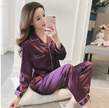 Short Sleeve Silk Pajamas Spring Women Summer Pajama Sets Silk Pijama Sleepwear Pyjamas Plus Size 3XL 4XL 5XL 85kg Nightwear Set