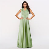 Sexy Long Dress Bridesmaid Formal Multi Way Wrap Convertible Infinity Maxi Dress Navy Blue Hollow Out Party Bandage Vestidos