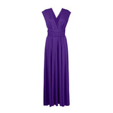 Sexy Long Dress Bridesmaid Formal Multi Way Wrap Convertible Infinity Maxi Dress Navy Blue Hollow Out Party Bandage Vestidos