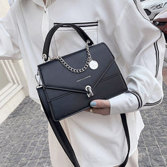 Small Square Bags For Women Messenger Bag Chains Girl's Handbag Casual Wild Lady Shoulder Bag Cross Body Female Bag Black