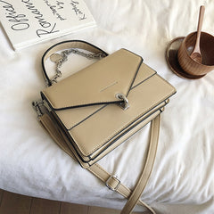 Small Square Bags For Women Messenger Bag Chains Girl's Handbag Casual Wild Lady Shoulder Bag Cross Body Female Bag Black