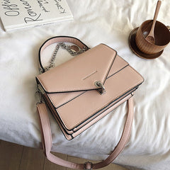 Small Square Bags For Women Messenger Bag Chains Girl's Handbag Casual Wild Lady Shoulder Bag Cross Body Female Bag Black