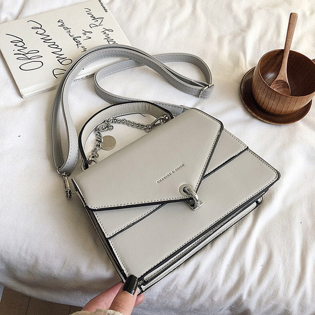 Small Square Bags For Women Messenger Bag Chains Girl's Handbag Casual Wild Lady Shoulder Bag Cross Body Female Bag Black