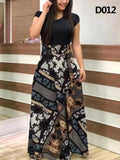 Plus Size Women&#39;s Summer Print Stitching Flower Long Banquet Dress Bodycon Dress Elegant Sexy Woman Super Long Dress