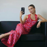 House Of Party Dresses Women Sunny Beach Sundress Hollow Out Spaghetti Strap Knit Women Fashion Summer Dress Sexy Bodycon Dress