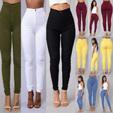 S-4XL High Waist Jean Women Summer Autumn Stretch Straight Black Jeans Vintage Pants Mom Slim Pencil Jeans High Quality