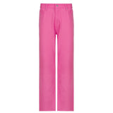 Stylish White Trendy Jeans For Girls Fashion High Waist Vintage Trouser Frmale Straight Women's Split Denim Pants Streetwear