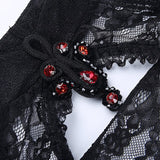 Goth Girl Gothic Lolita Sexy Y2K Year 2000 Masquerade Shawls Women's Costume Vintage Cosplay Party / Evening Shawl Masquerade
