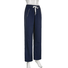 Spicy Girls Punk & Gothic Y2K Year 2000 Pants Masquerade Women's Japanese Cosplay Costumes Ink Blue