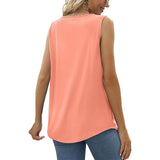 Women's Tank Pleated Solid / Plain Color Basic Square Neck Sleeveless Summer Wine Red Black White Light Green Pink