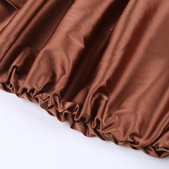 Spicy Girls Sexy Y2K Year 2000 Dress Masquerade Prom Dress Women's Japanese Cosplay Costumes Black / Red / Brown
